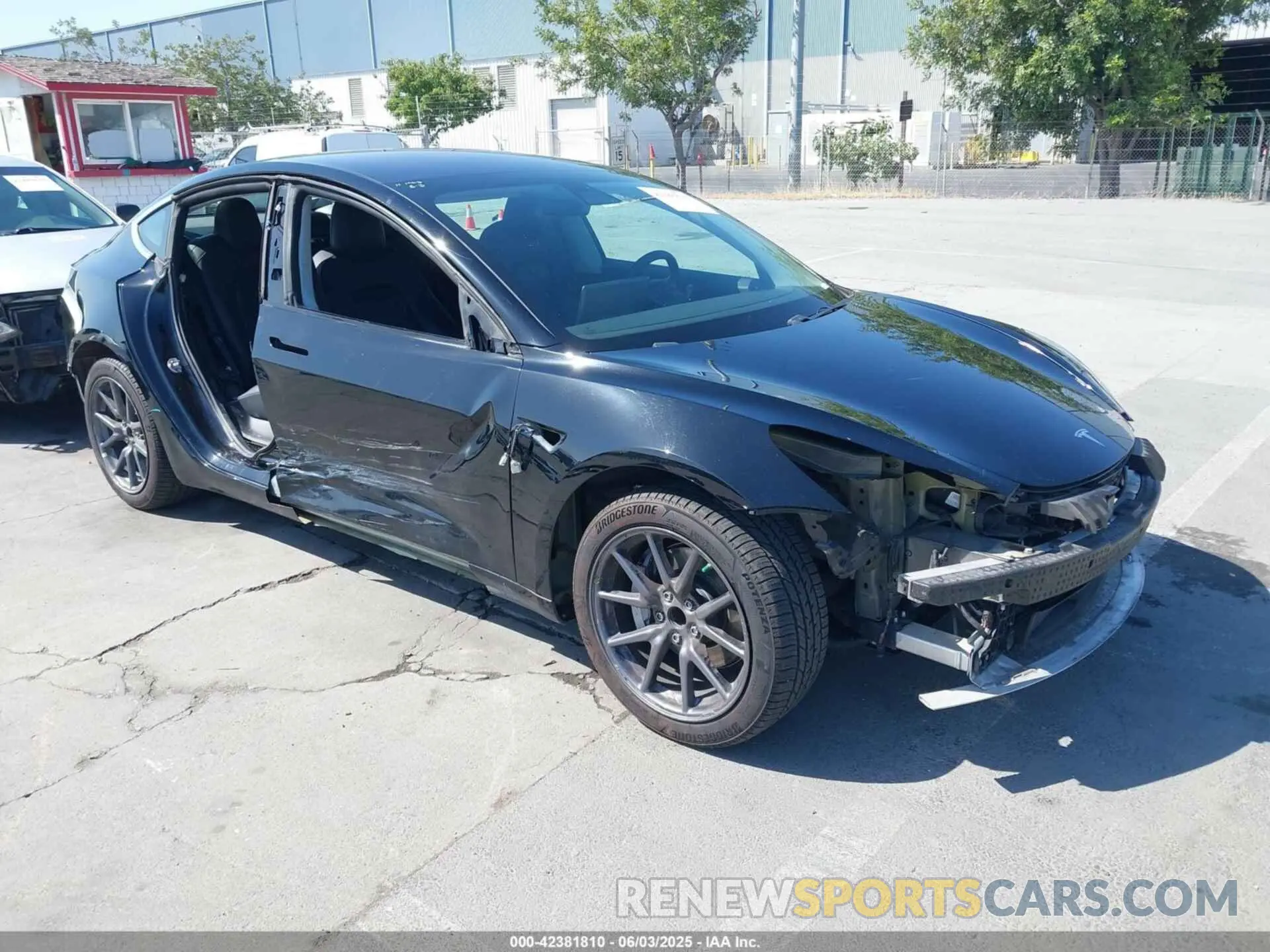 1 Photograph of a damaged car 5YJ3E1EA7KF298184 TESLA MODEL 3 2019