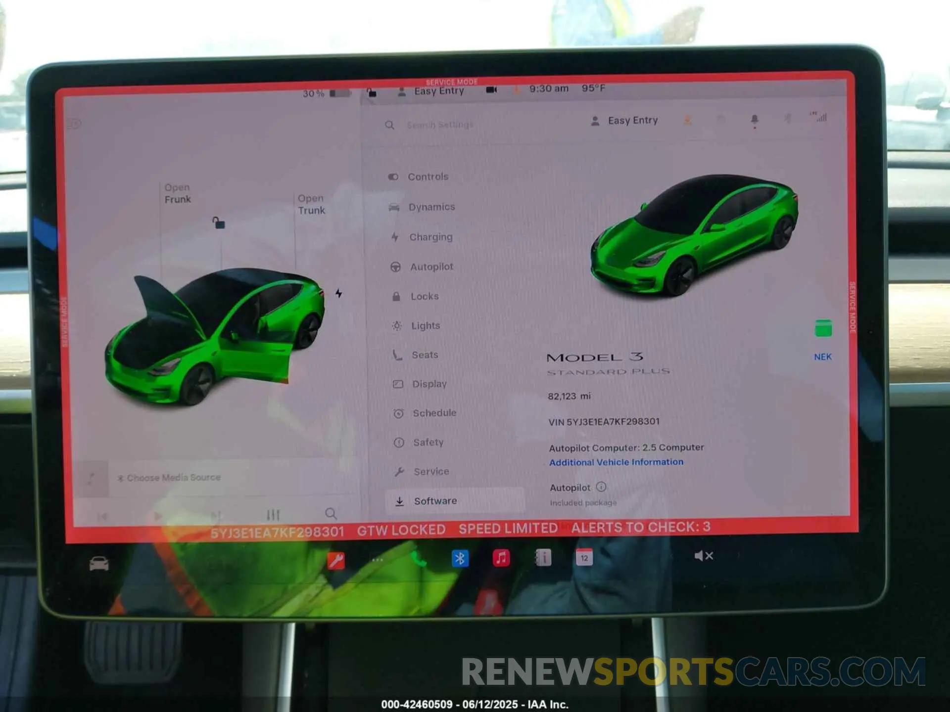 7 Photograph of a damaged car 5YJ3E1EA7KF298301 TESLA MODEL 3 2019