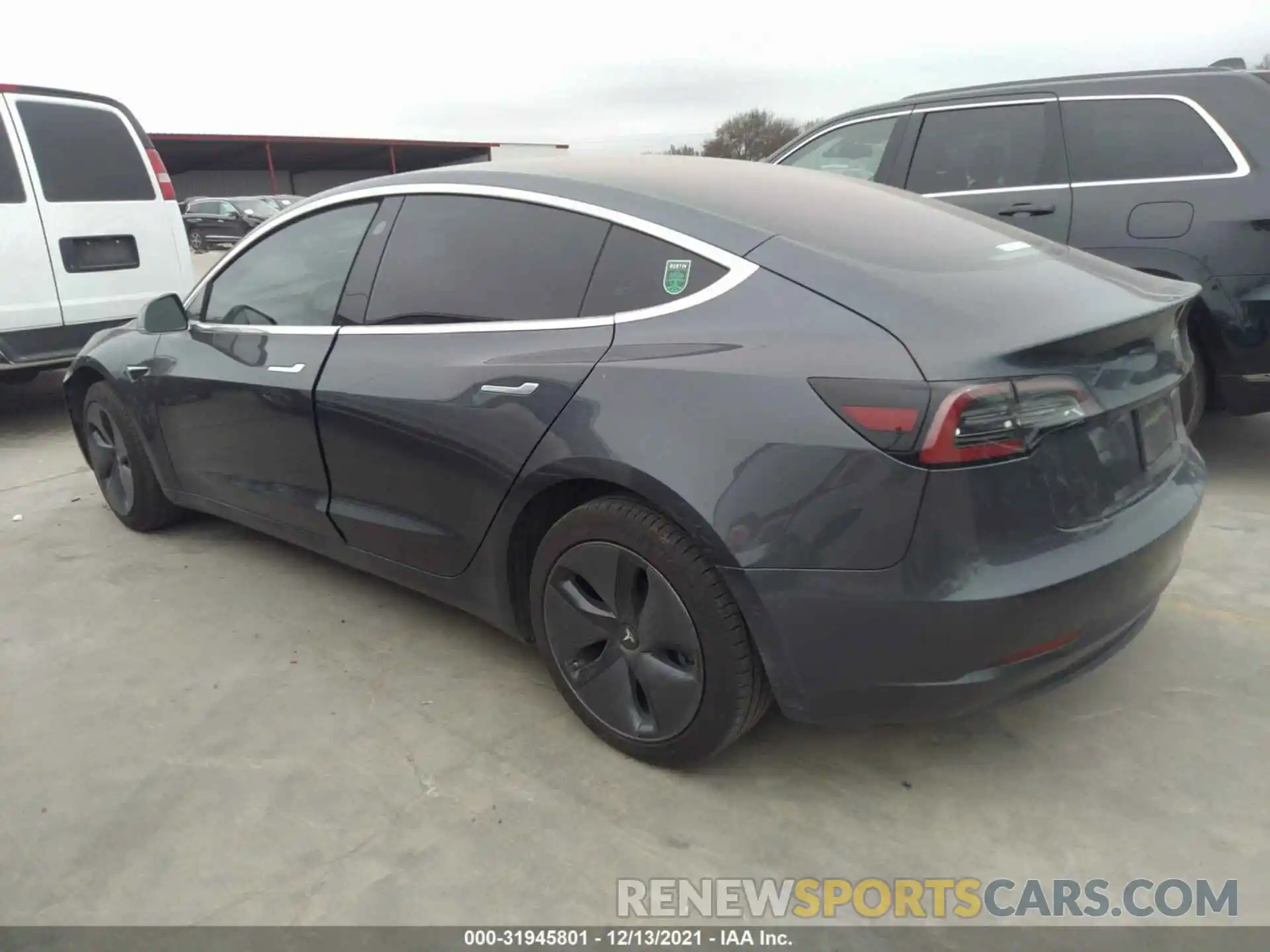 3 Photograph of a damaged car 5YJ3E1EA7KF298816 TESLA MODEL 3 2019