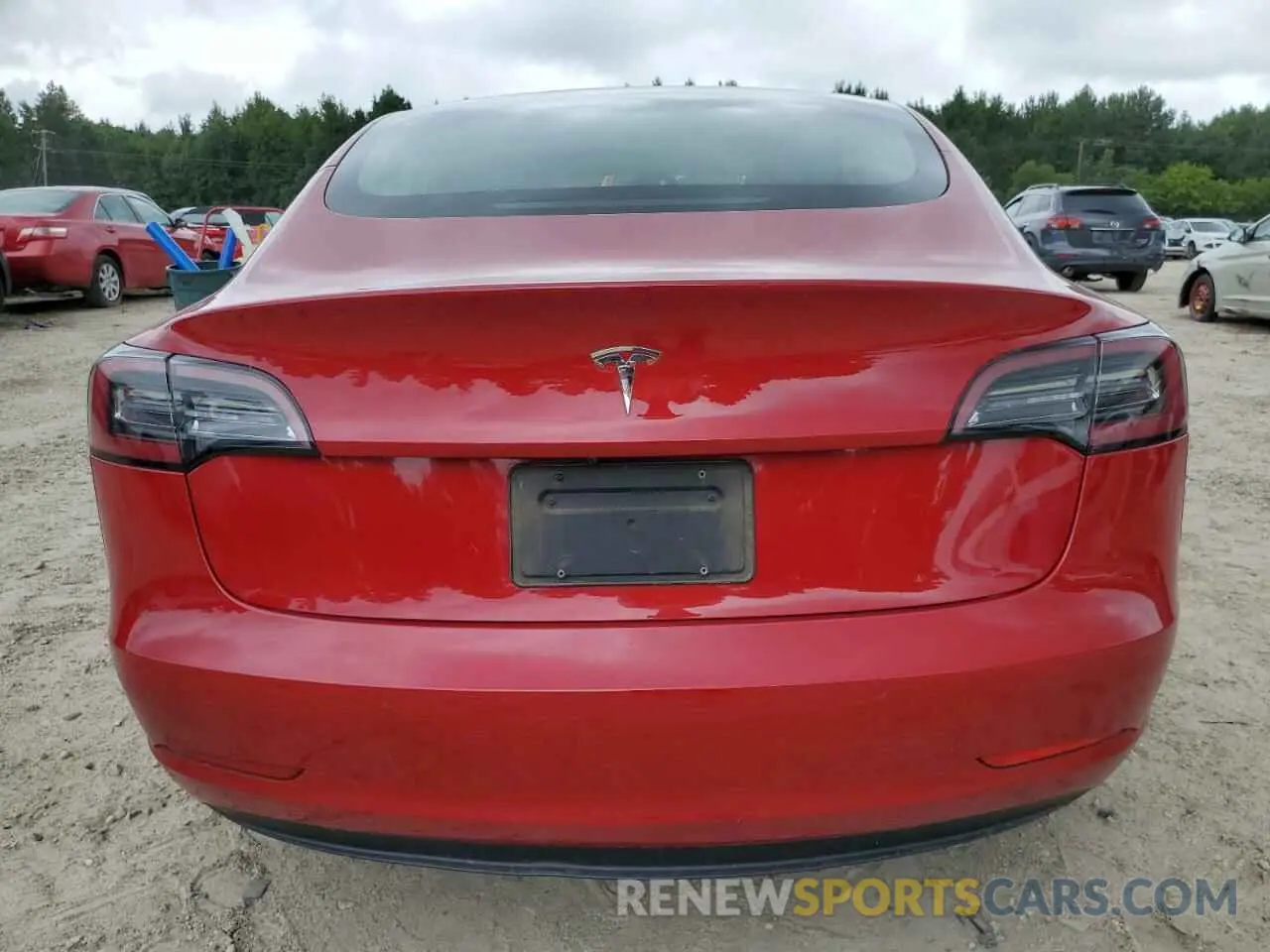 6 Photograph of a damaged car 5YJ3E1EA7KF298895 TESLA MODEL 3 2019