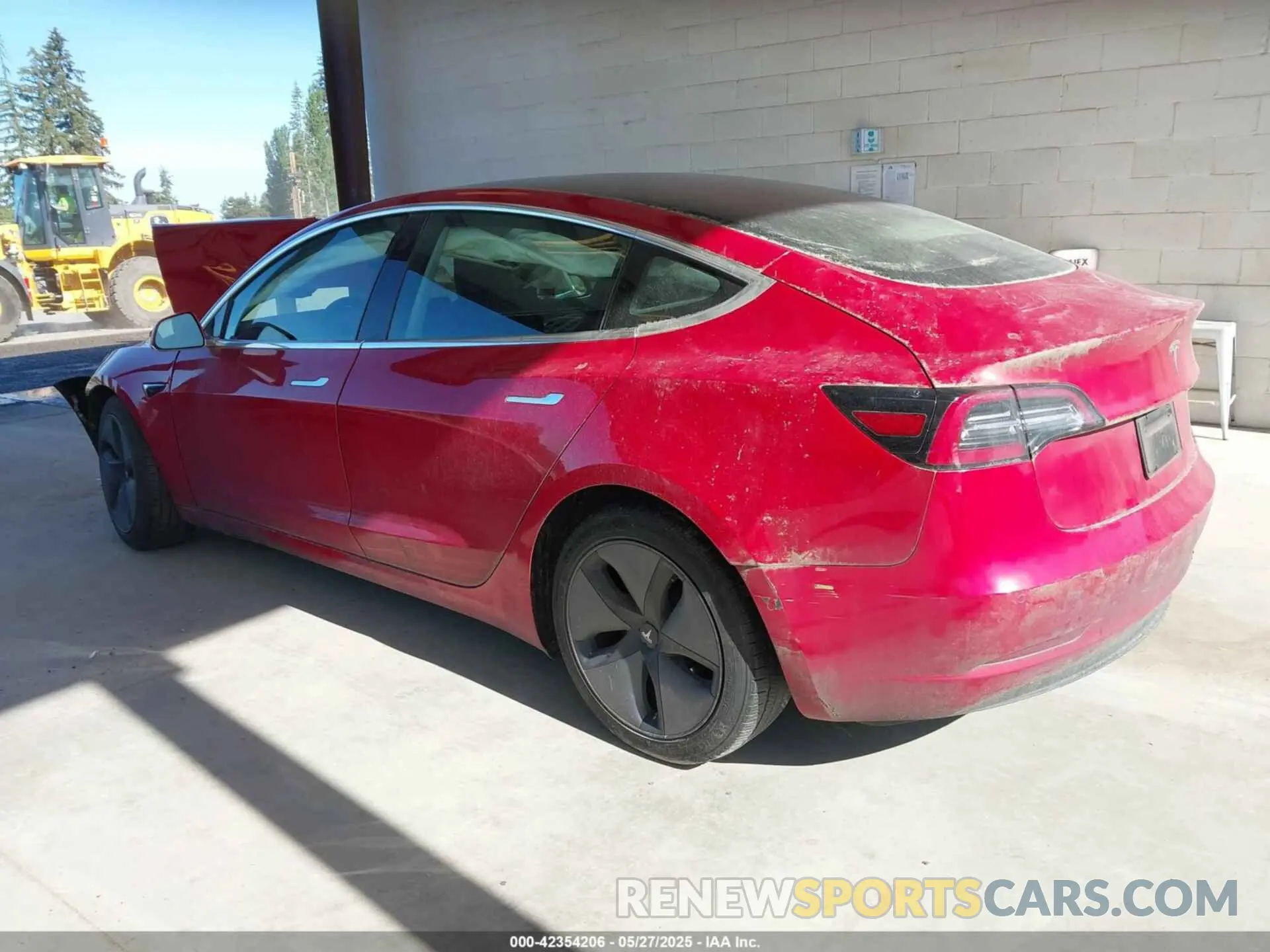 3 Photograph of a damaged car 5YJ3E1EA7KF299156 TESLA MODEL 3 2019
