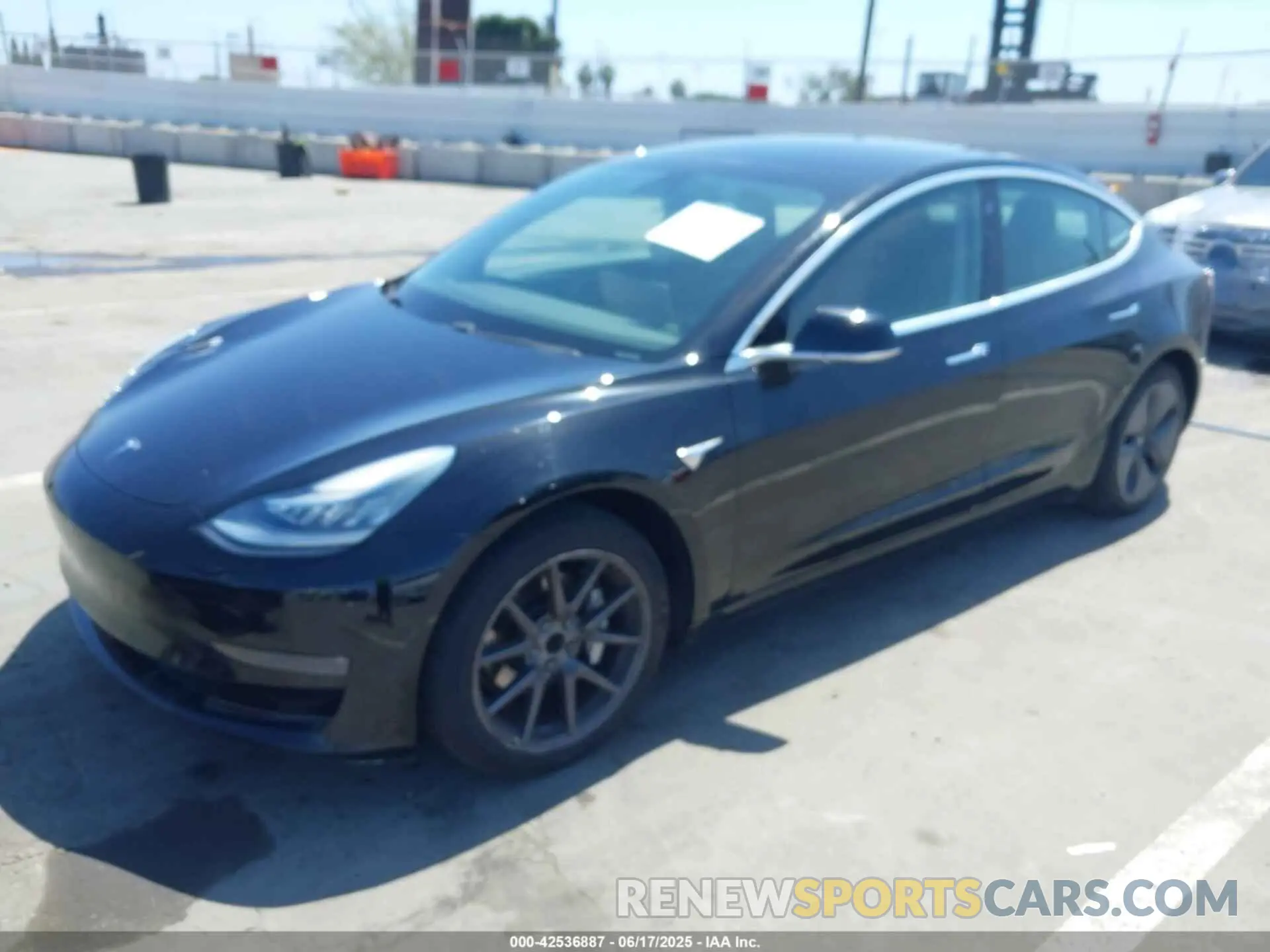 2 Photograph of a damaged car 5YJ3E1EA7KF306638 TESLA MODEL 3 2019