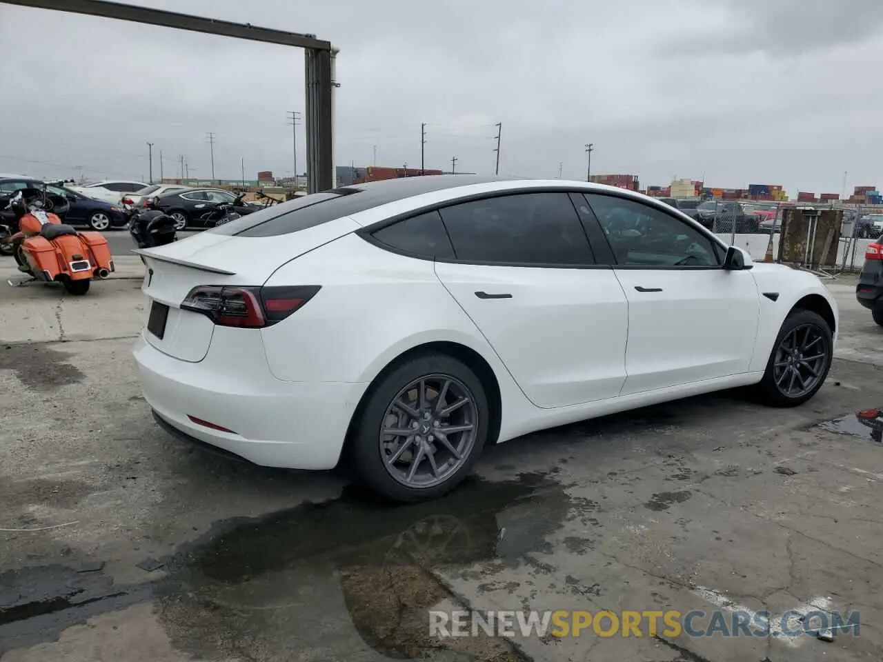 3 Photograph of a damaged car 5YJ3E1EA7KF309944 TESLA MODEL 3 2019
