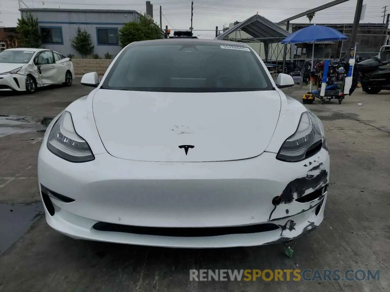 5 Photograph of a damaged car 5YJ3E1EA7KF309944 TESLA MODEL 3 2019