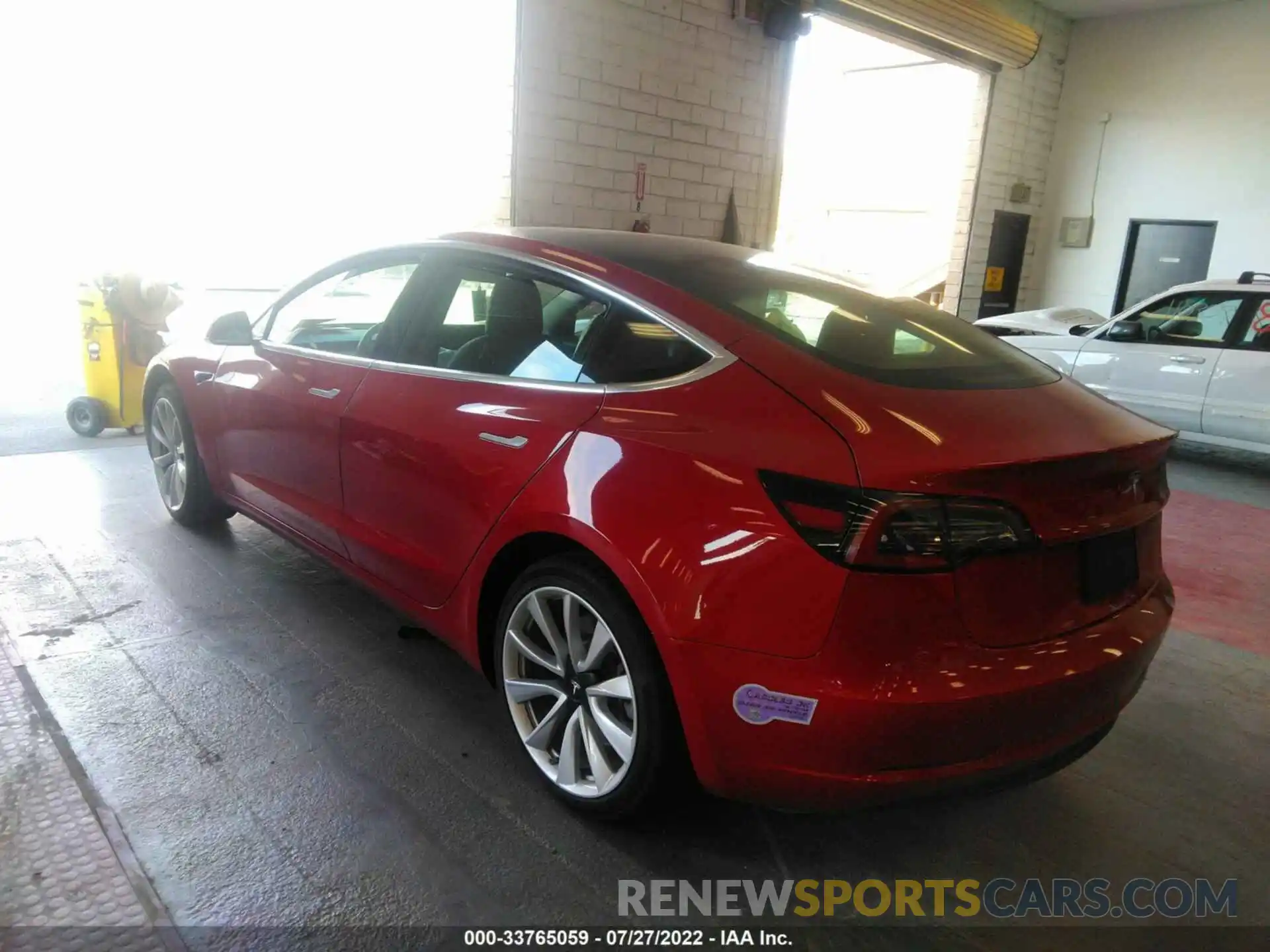 3 Photograph of a damaged car 5YJ3E1EA7KF311905 TESLA MODEL 3 2019