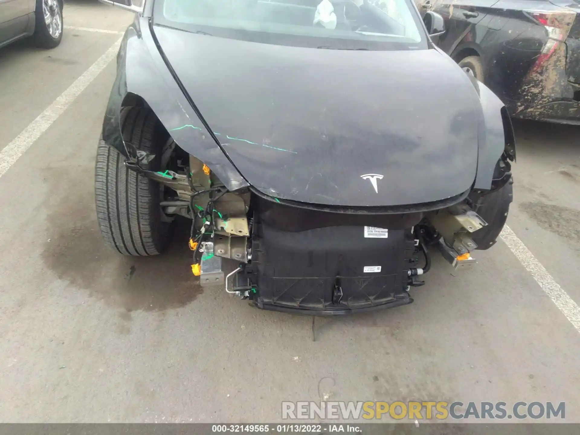 6 Photograph of a damaged car 5YJ3E1EA7KF313377 TESLA MODEL 3 2019