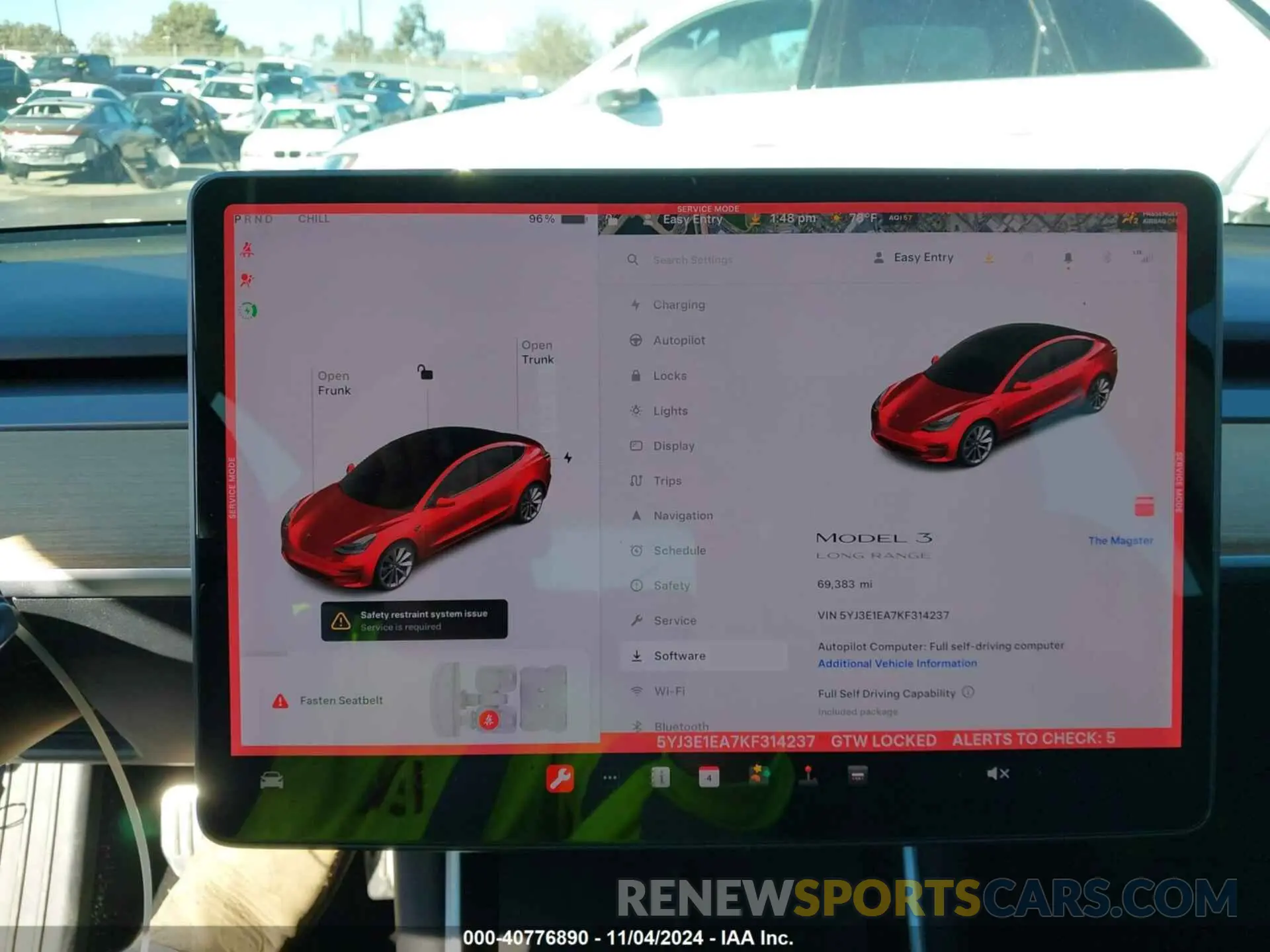 19 Photograph of a damaged car 5YJ3E1EA7KF314237 TESLA MODEL 3 2019