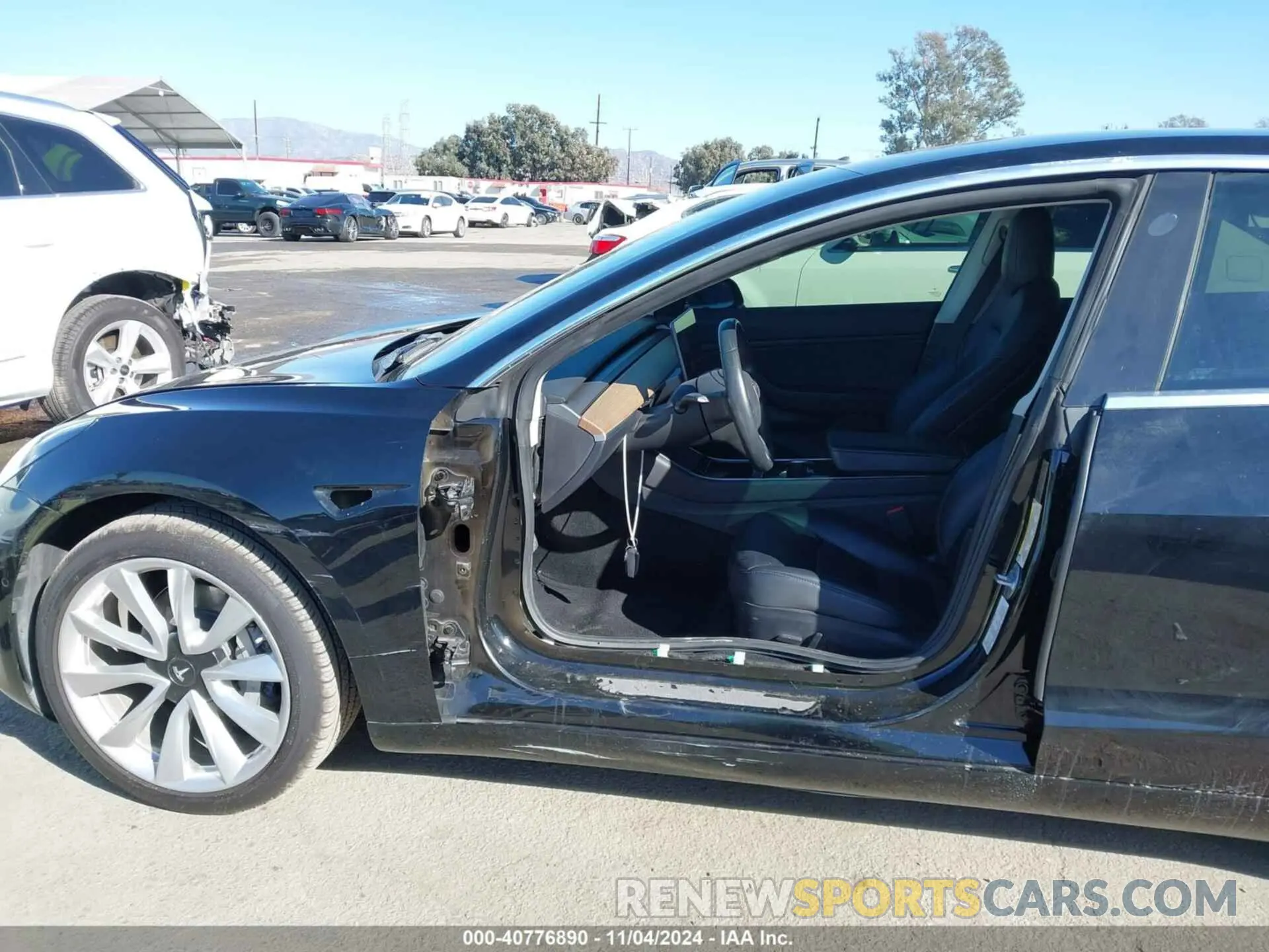 6 Photograph of a damaged car 5YJ3E1EA7KF314237 TESLA MODEL 3 2019