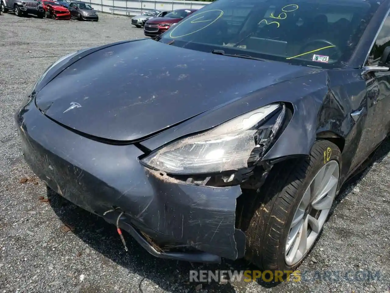 7 Photograph of a damaged car 5YJ3E1EA7KF314318 TESLA MODEL 3 2019