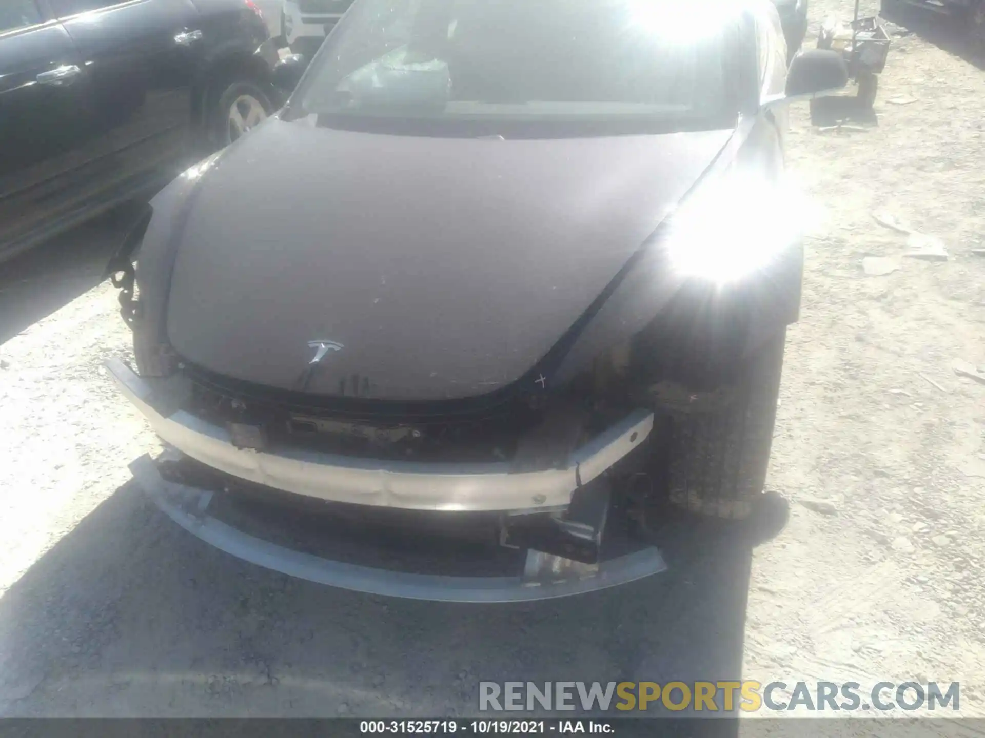 6 Photograph of a damaged car 5YJ3E1EA7KF316909 TESLA MODEL 3 2019