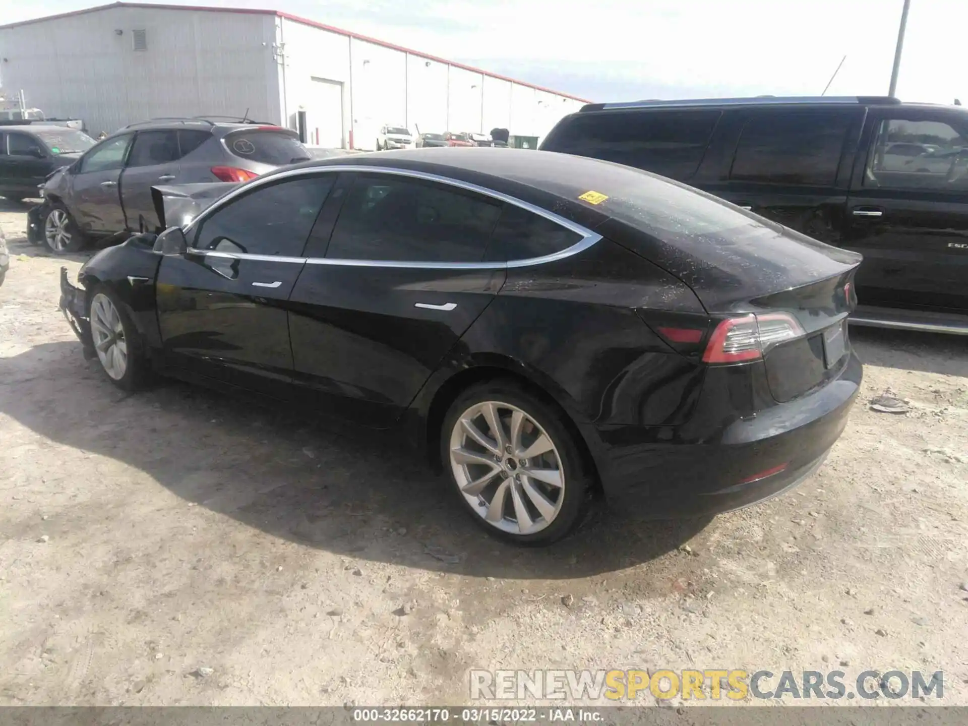 3 Photograph of a damaged car 5YJ3E1EA7KF317557 TESLA MODEL 3 2019