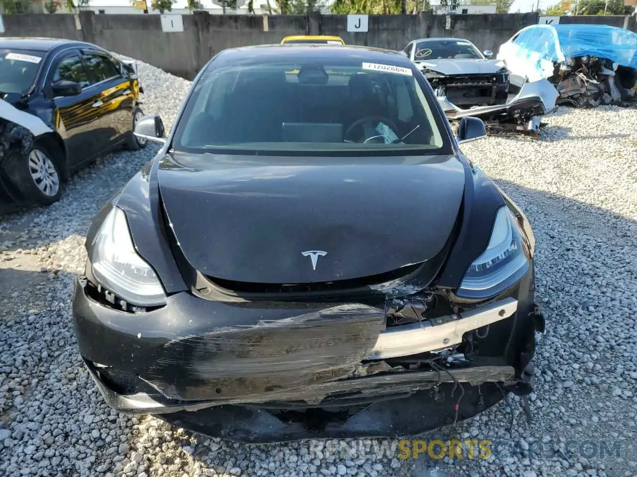 5 Photograph of a damaged car 5YJ3E1EA7KF324007 TESLA MODEL 3 2019