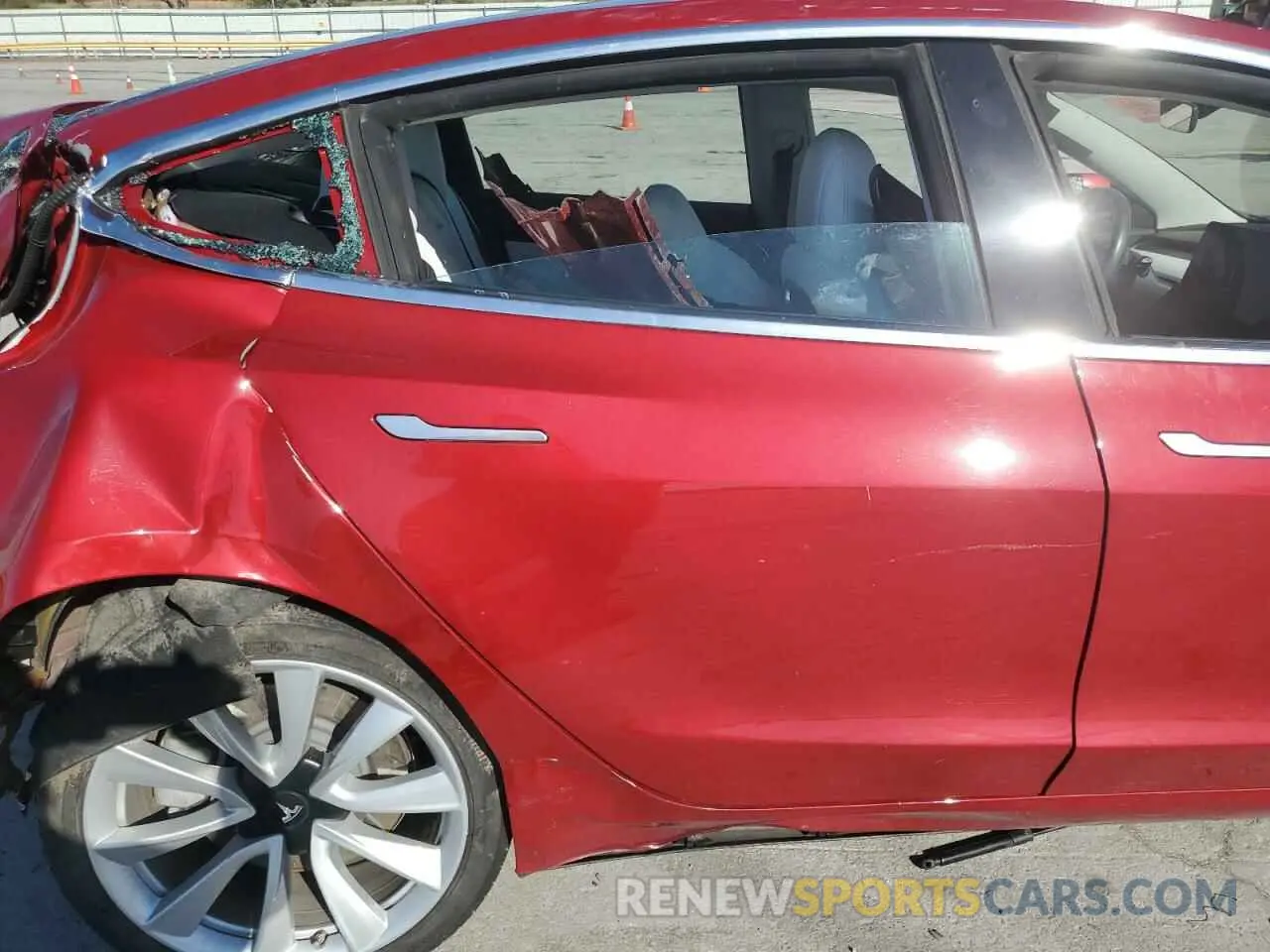 11 Photograph of a damaged car 5YJ3E1EA7KF332737 TESLA MODEL 3 2019
