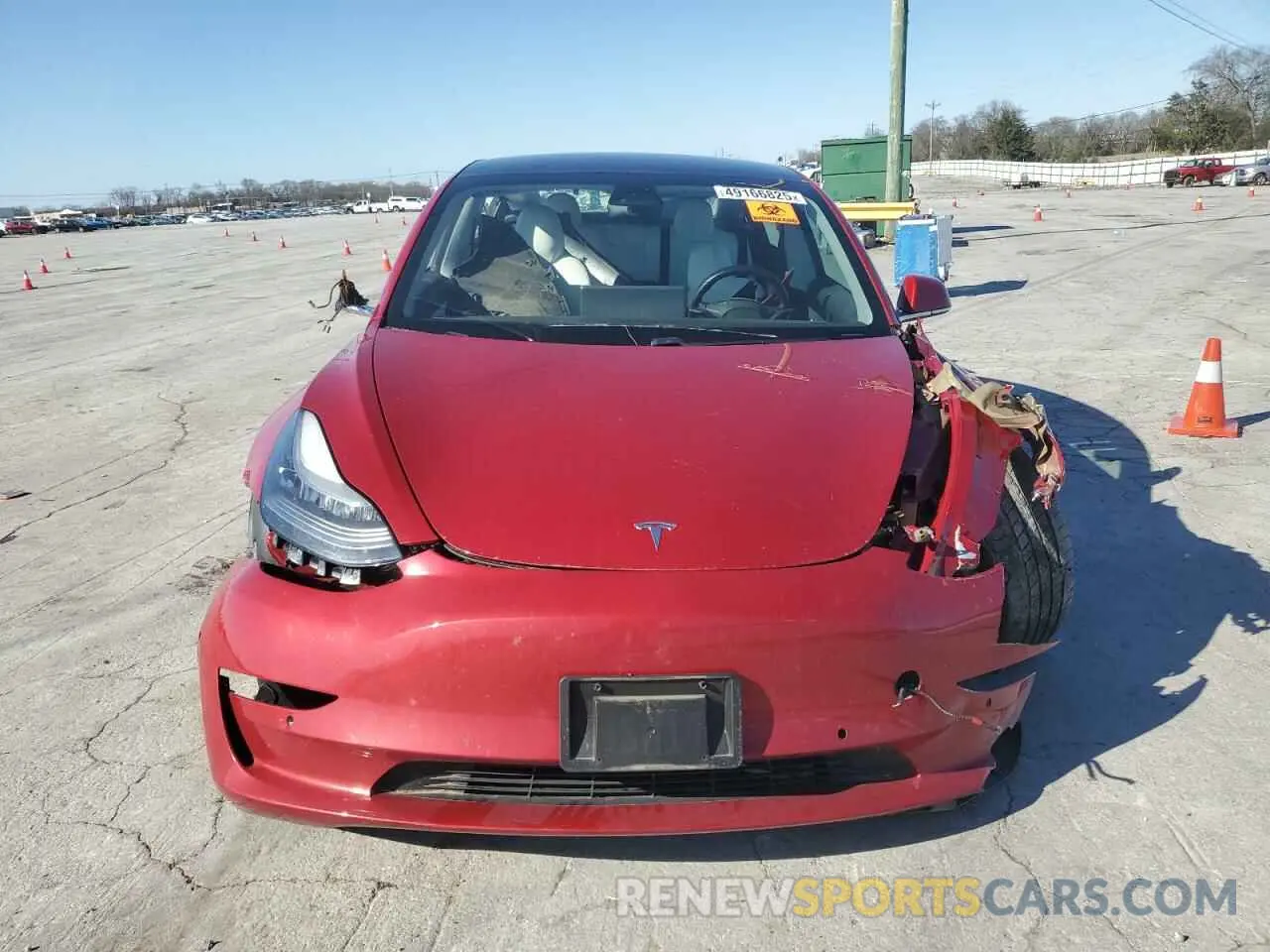 5 Photograph of a damaged car 5YJ3E1EA7KF332737 TESLA MODEL 3 2019