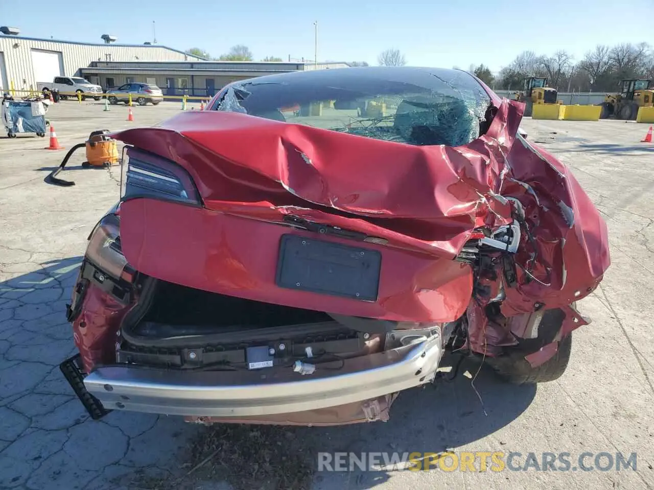 6 Photograph of a damaged car 5YJ3E1EA7KF332737 TESLA MODEL 3 2019