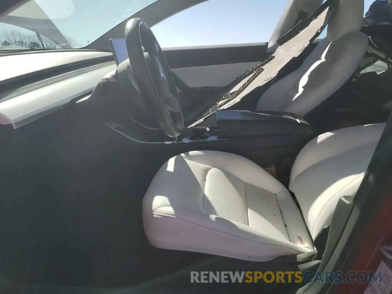 7 Photograph of a damaged car 5YJ3E1EA7KF332737 TESLA MODEL 3 2019