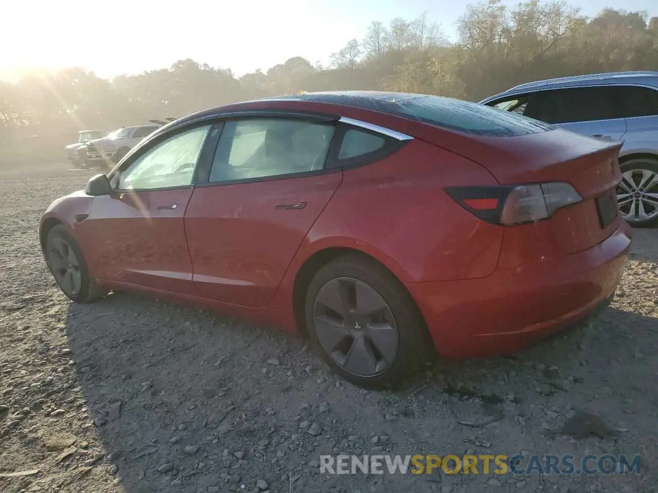 2 Photograph of a damaged car 5YJ3E1EA7KF394848 TESLA MODEL 3 2019