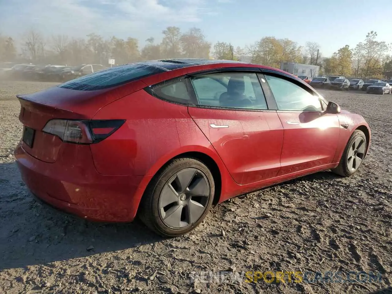 3 Photograph of a damaged car 5YJ3E1EA7KF394848 TESLA MODEL 3 2019