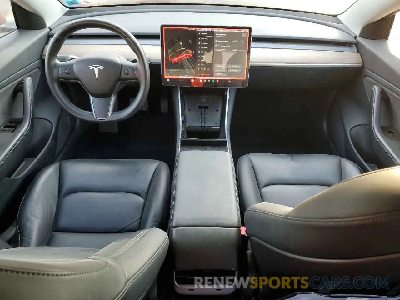 8 Photograph of a damaged car 5YJ3E1EA7KF394848 TESLA MODEL 3 2019