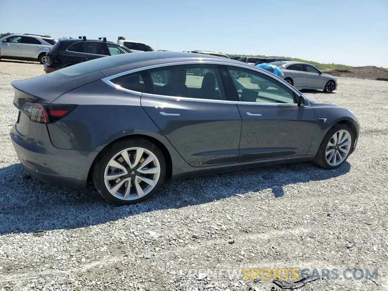 3 Photograph of a damaged car 5YJ3E1EA7KF397524 TESLA MODEL 3 2019