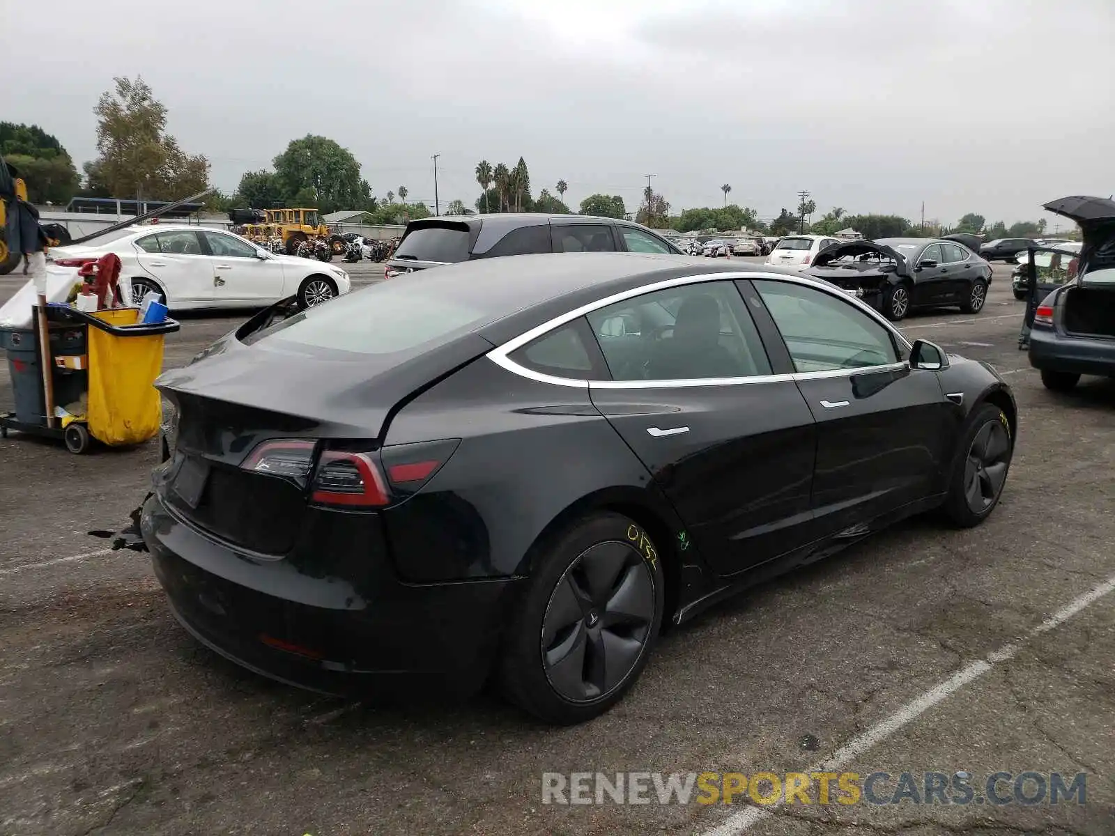 4 Photograph of a damaged car 5YJ3E1EA7KF398267 TESLA MODEL 3 2019