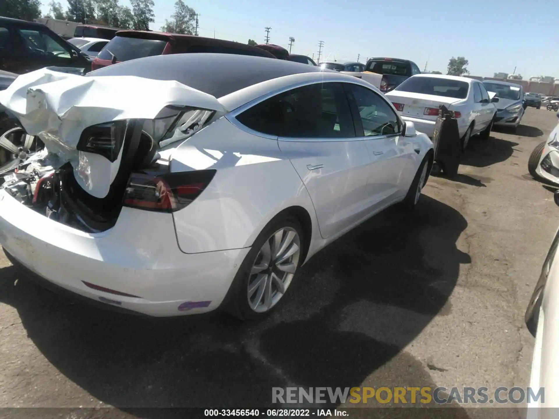 4 Photograph of a damaged car 5YJ3E1EA7KF406500 TESLA MODEL 3 2019