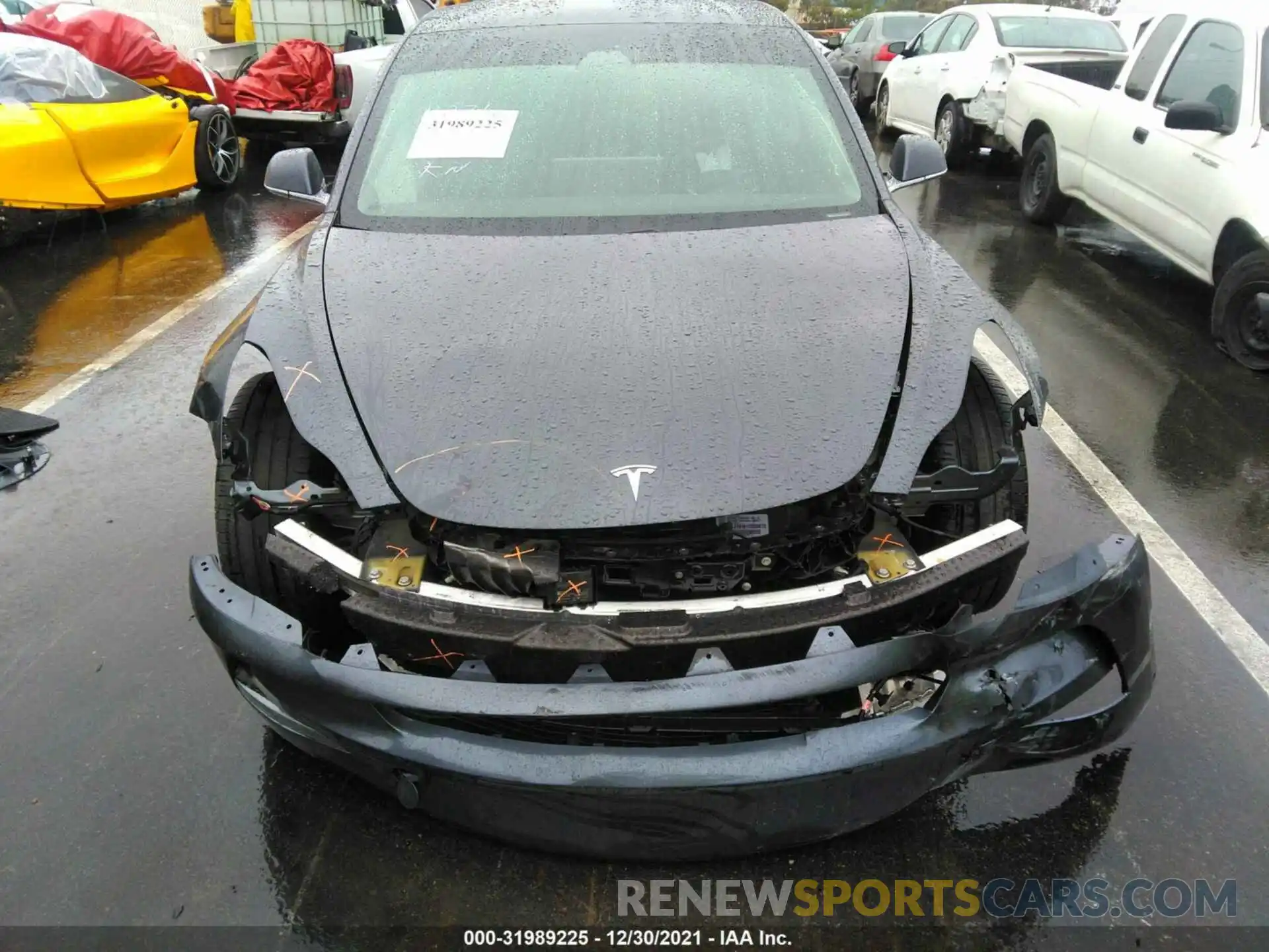 6 Photograph of a damaged car 5YJ3E1EA7KF411275 TESLA MODEL 3 2019