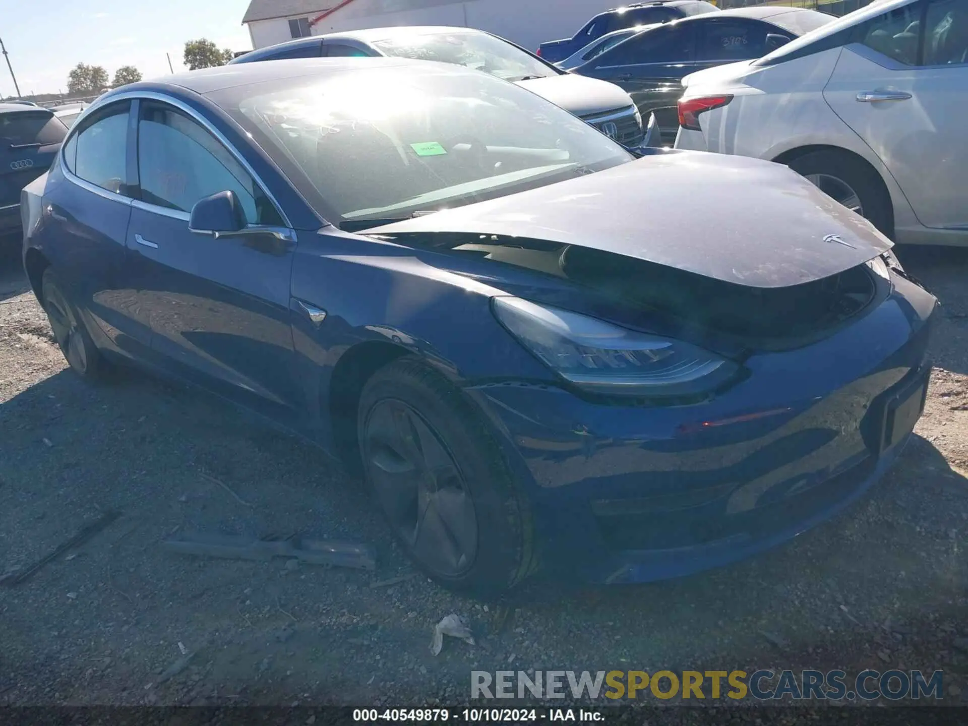 1 Photograph of a damaged car 5YJ3E1EA7KF414371 TESLA MODEL 3 2019