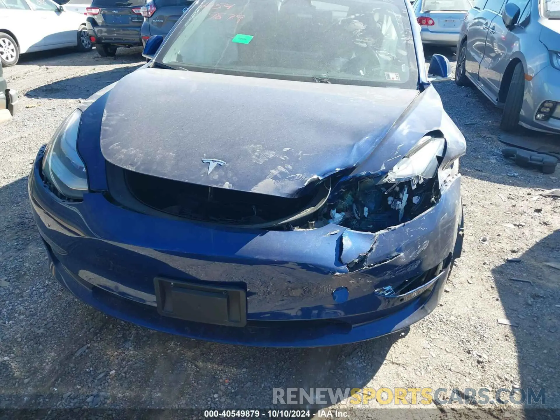 12 Photograph of a damaged car 5YJ3E1EA7KF414371 TESLA MODEL 3 2019