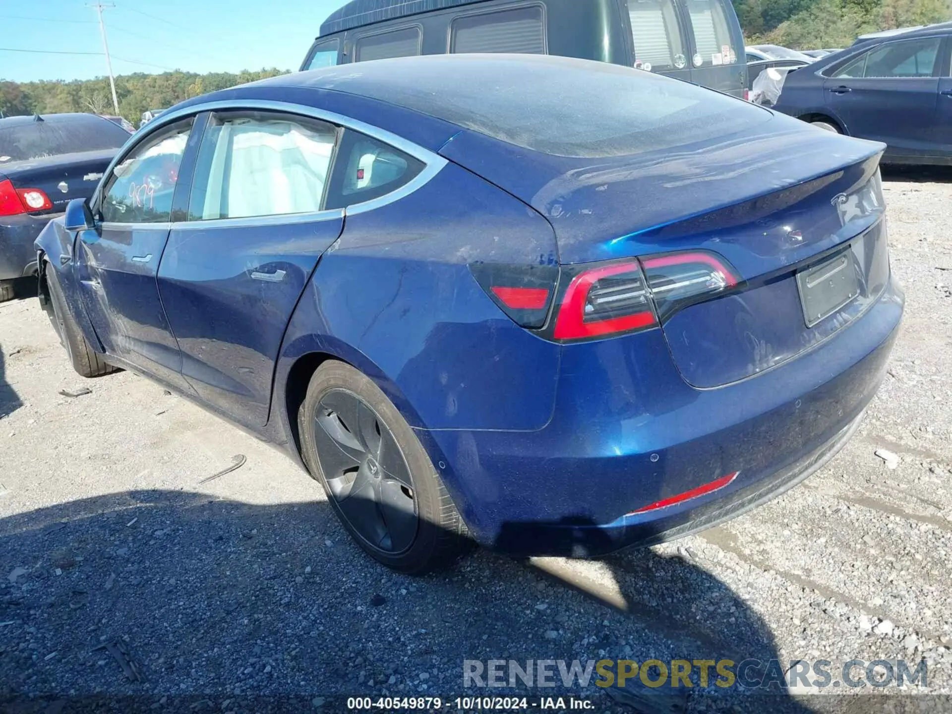 3 Photograph of a damaged car 5YJ3E1EA7KF414371 TESLA MODEL 3 2019