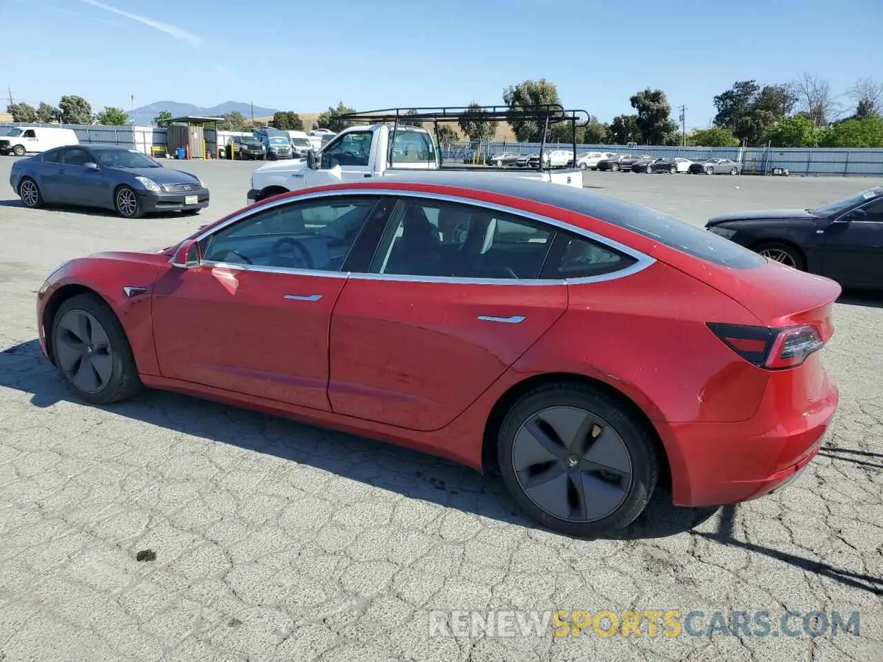 2 Photograph of a damaged car 5YJ3E1EA7KF416430 TESLA MODEL 3 2019