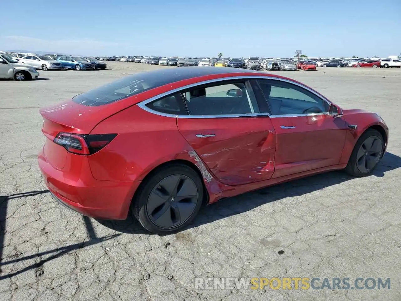 3 Photograph of a damaged car 5YJ3E1EA7KF416430 TESLA MODEL 3 2019