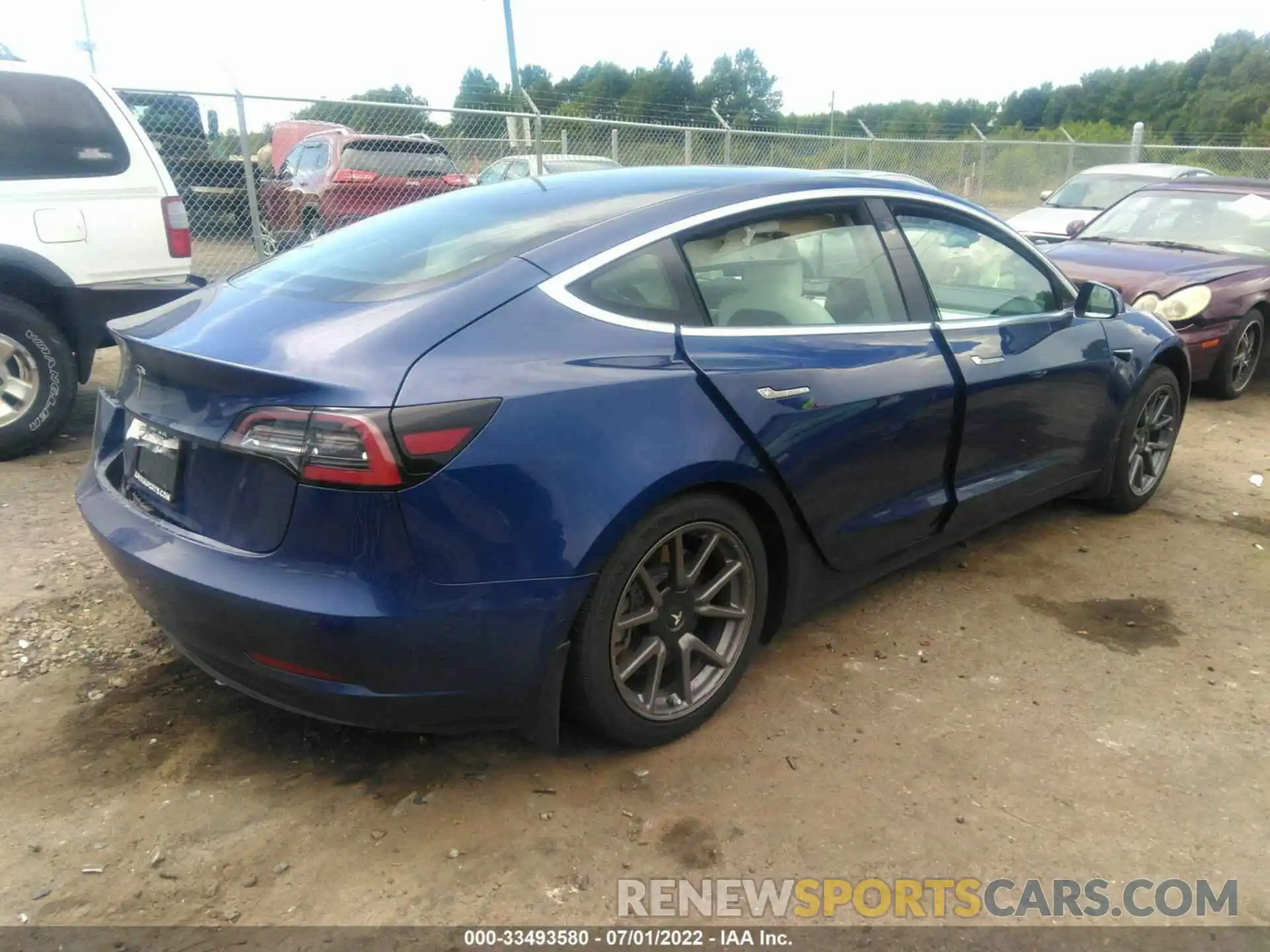 4 Photograph of a damaged car 5YJ3E1EA7KF419294 TESLA MODEL 3 2019