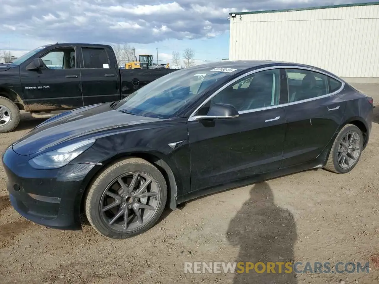 1 Photograph of a damaged car 5YJ3E1EA7KF420025 TESLA MODEL 3 2019