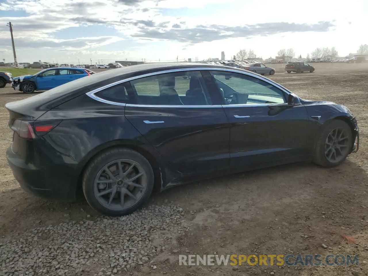 3 Photograph of a damaged car 5YJ3E1EA7KF420025 TESLA MODEL 3 2019