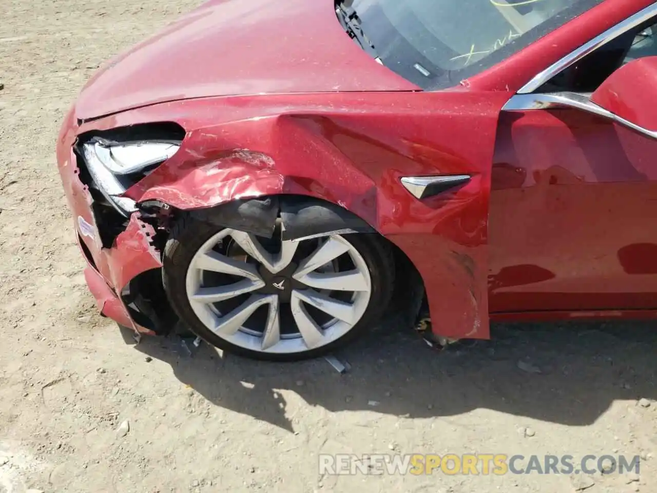 9 Photograph of a damaged car 5YJ3E1EA7KF428433 TESLA MODEL 3 2019