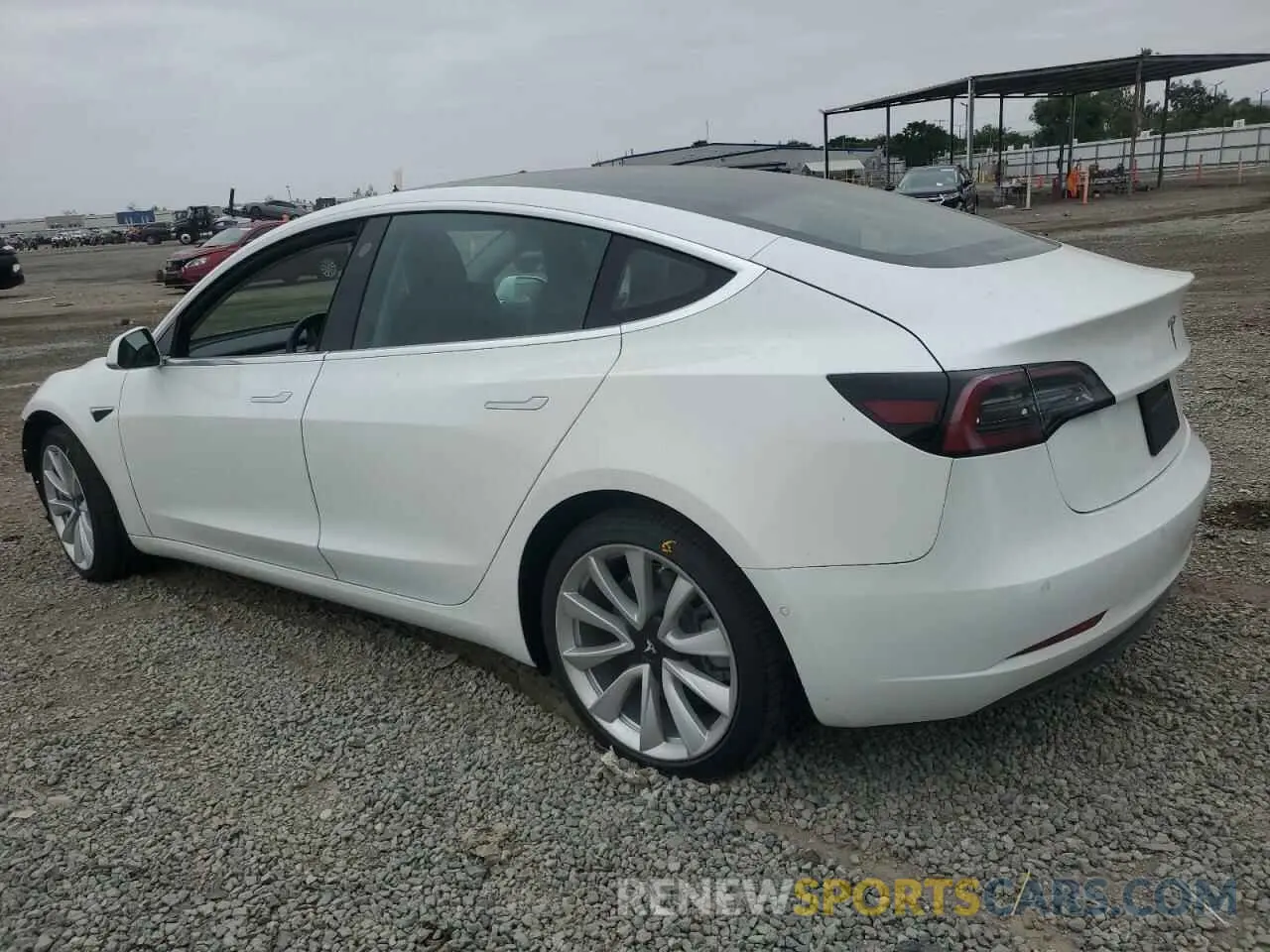2 Photograph of a damaged car 5YJ3E1EA7KF434538 TESLA MODEL 3 2019