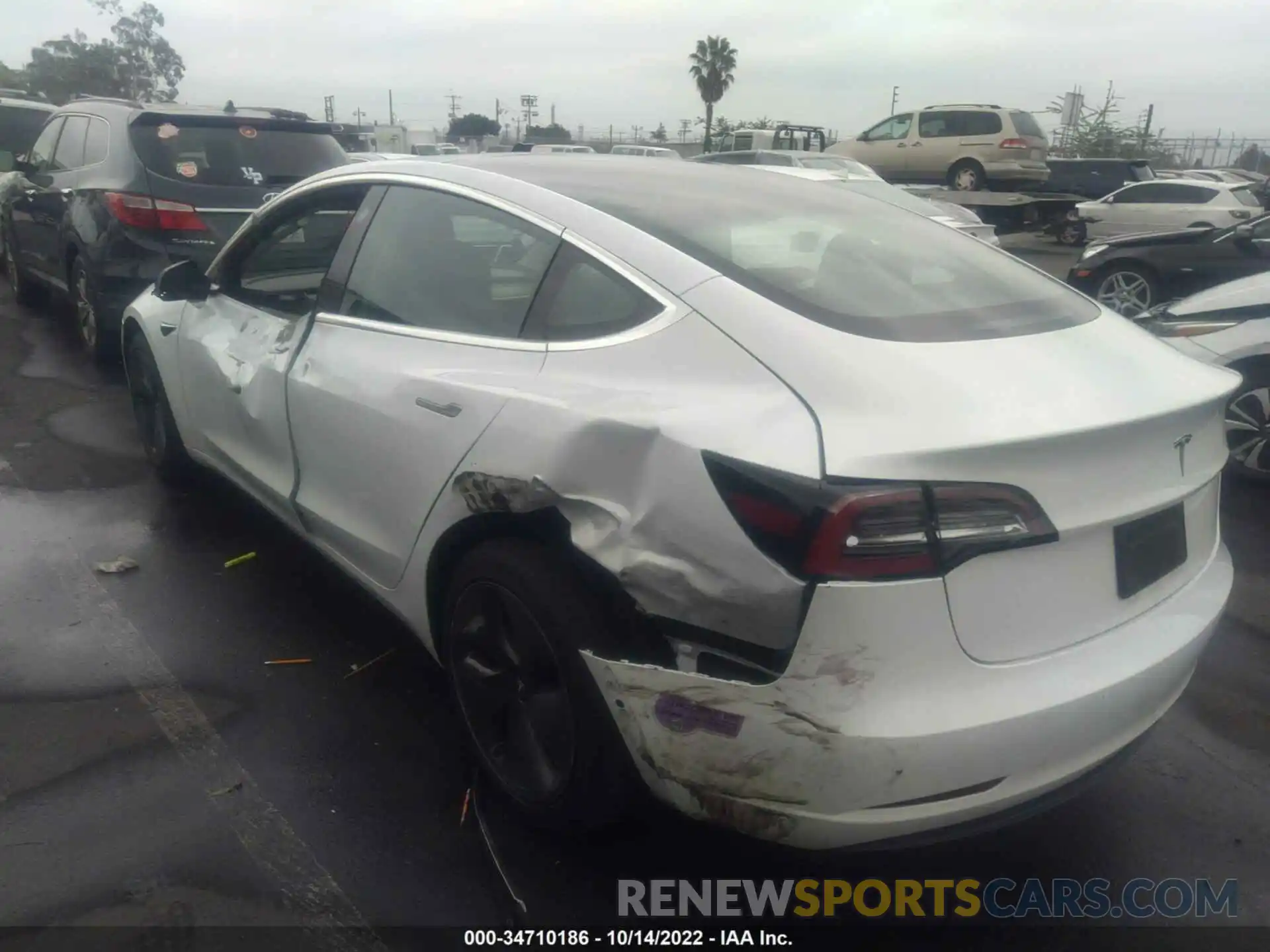 6 Photograph of a damaged car 5YJ3E1EA7KF466843 TESLA MODEL 3 2019