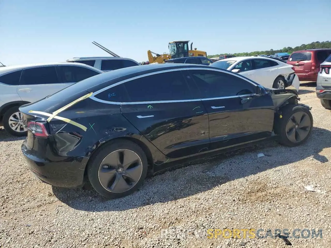 3 Photograph of a damaged car 5YJ3E1EA7KF484369 TESLA MODEL 3 2019