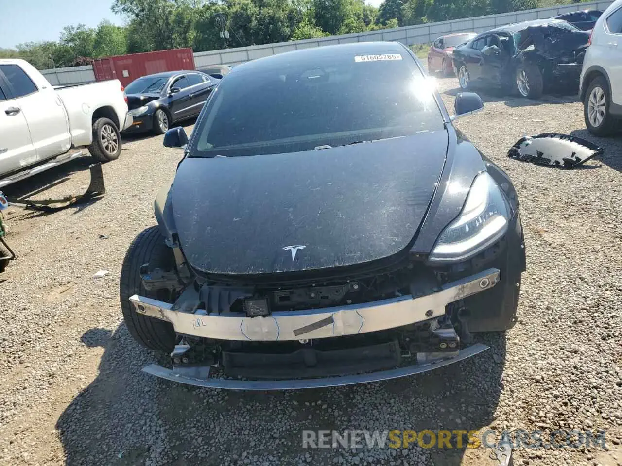 5 Photograph of a damaged car 5YJ3E1EA7KF484369 TESLA MODEL 3 2019