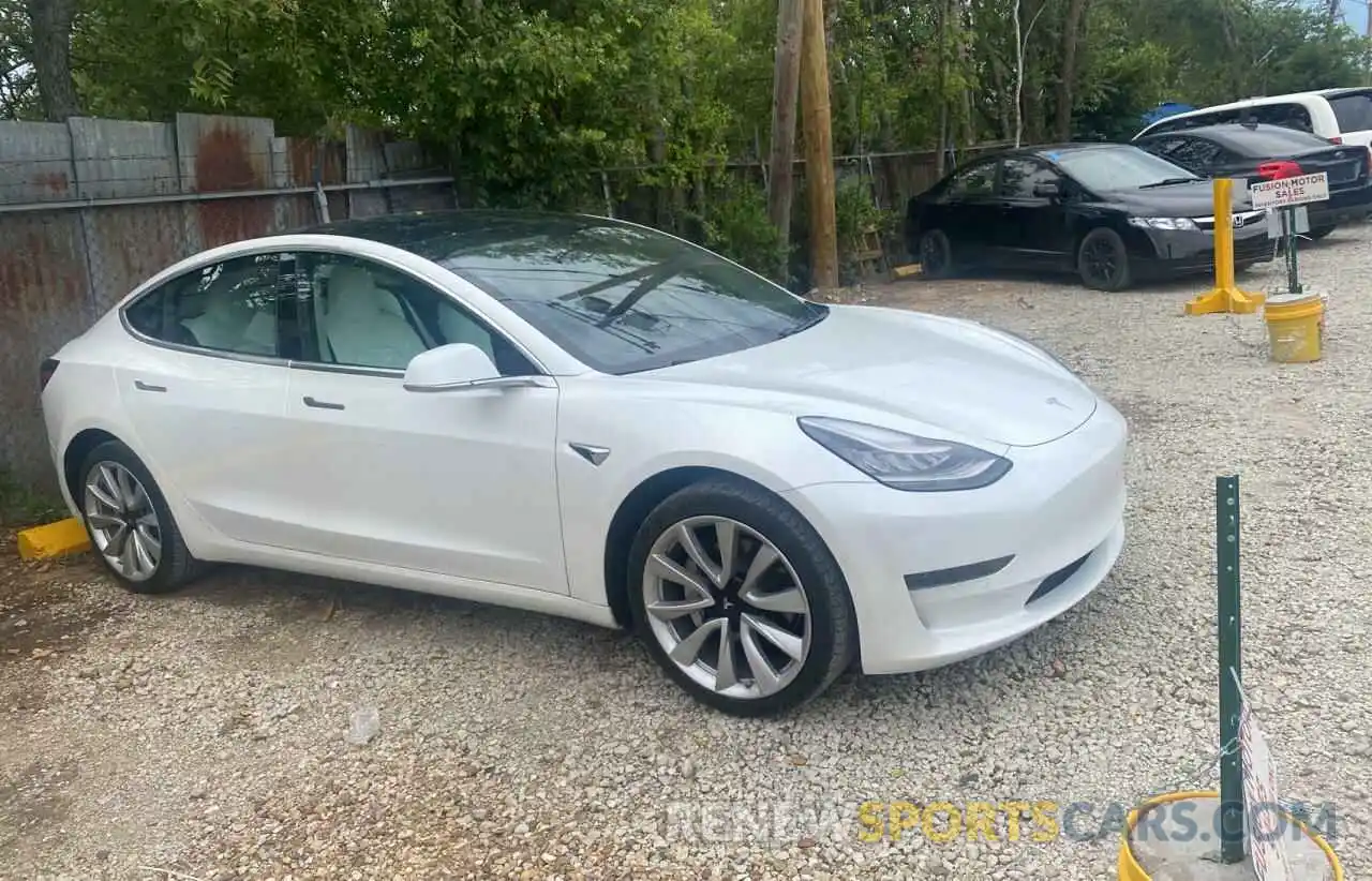 1 Photograph of a damaged car 5YJ3E1EA7KF509772 TESLA MODEL 3 2019