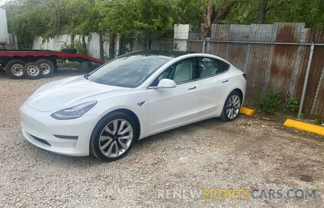 2 Photograph of a damaged car 5YJ3E1EA7KF509772 TESLA MODEL 3 2019