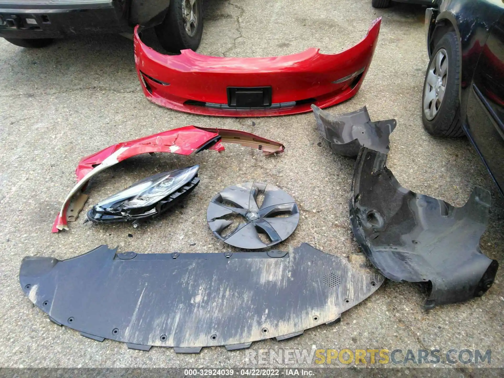 12 Photograph of a damaged car 5YJ3E1EA7KF536969 TESLA MODEL 3 2019