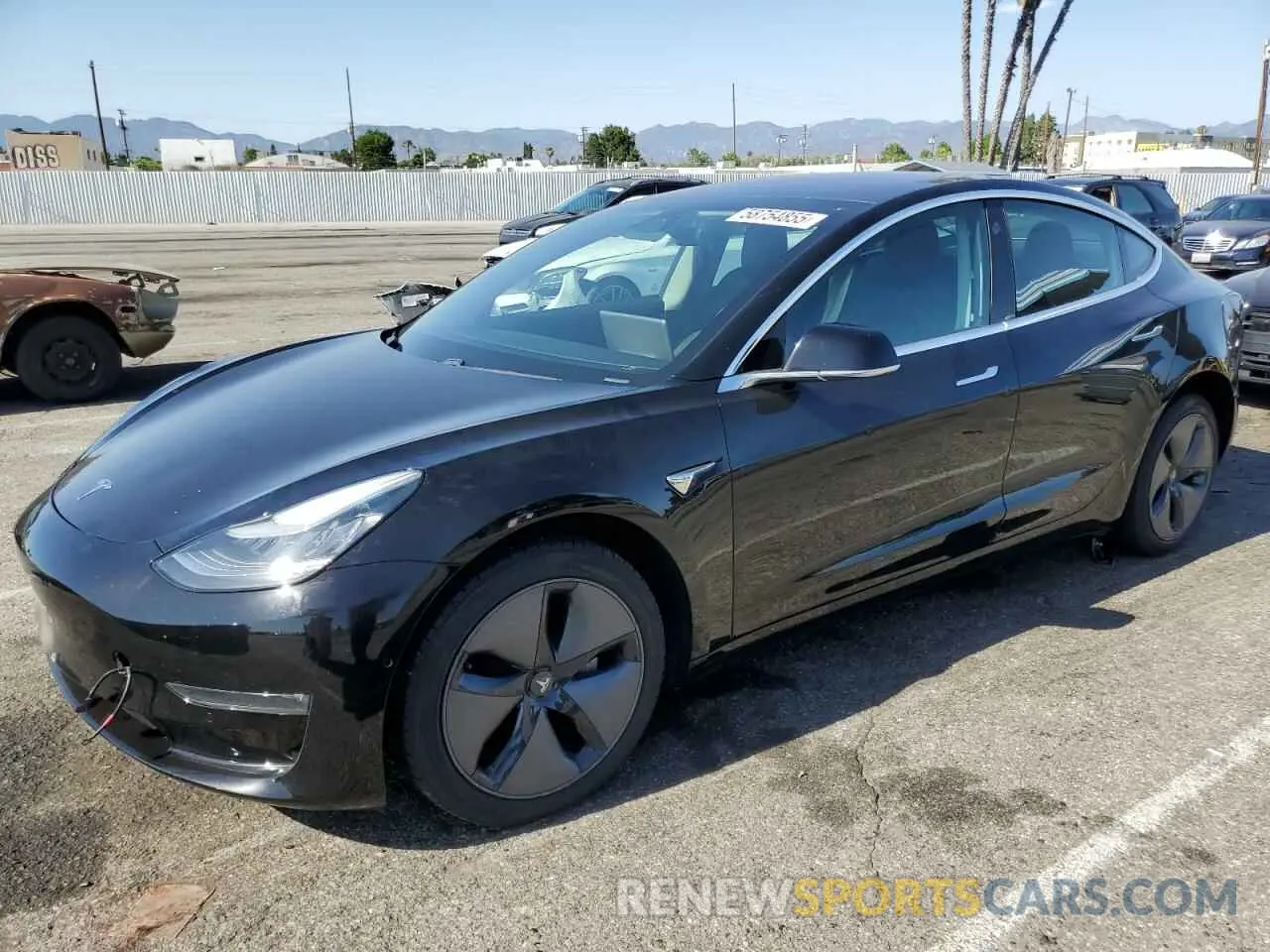 1 Photograph of a damaged car 5YJ3E1EA8KF297321 TESLA MODEL 3 2019