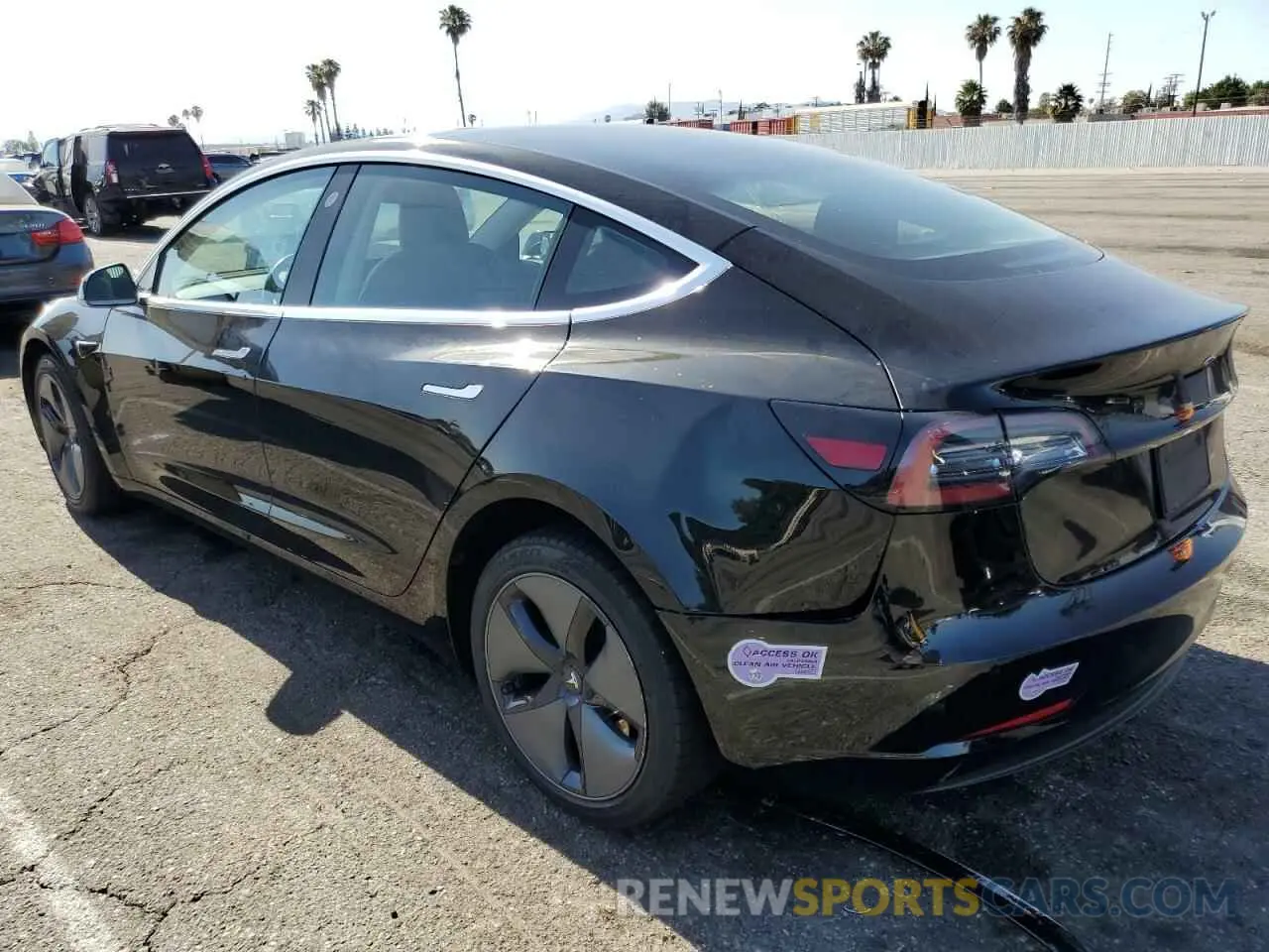 2 Photograph of a damaged car 5YJ3E1EA8KF297321 TESLA MODEL 3 2019