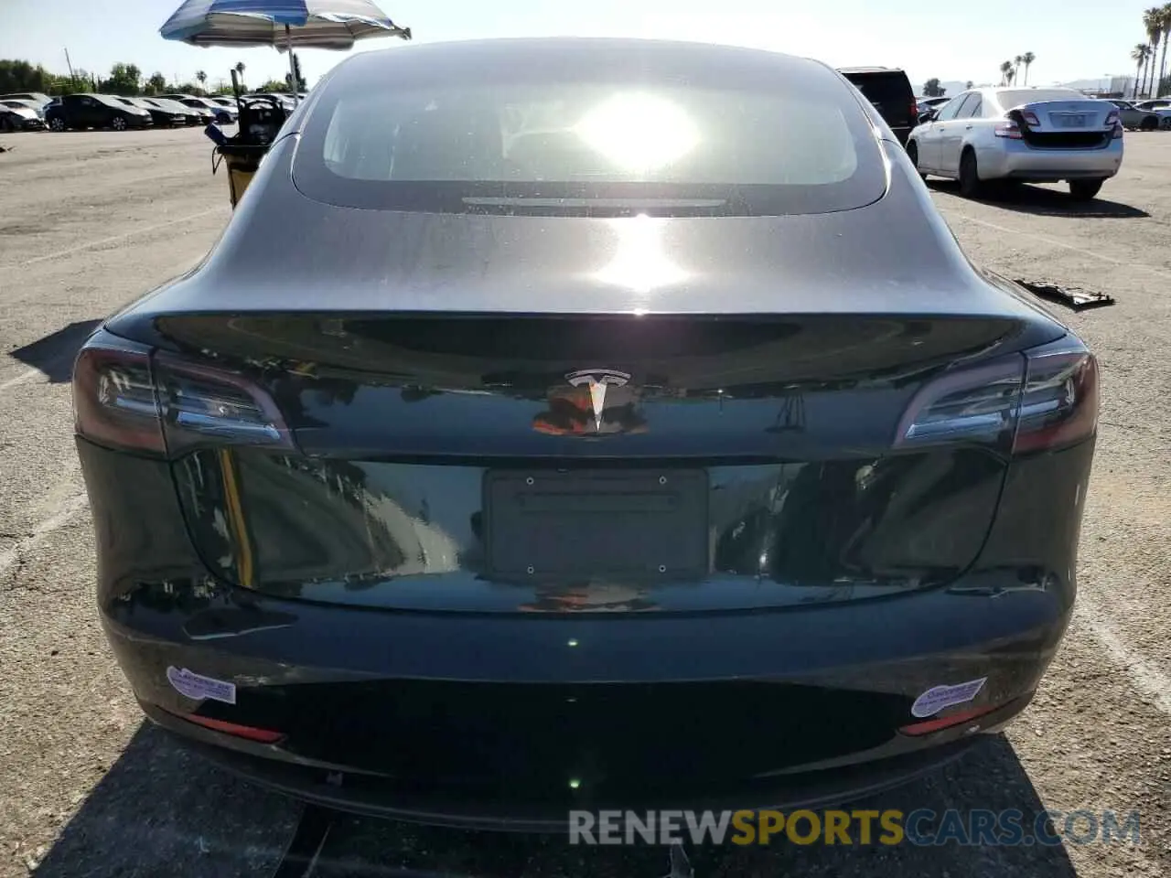 6 Photograph of a damaged car 5YJ3E1EA8KF297321 TESLA MODEL 3 2019