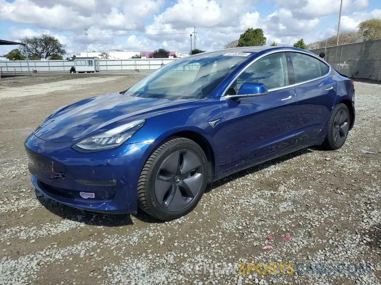 1 Photograph of a damaged car 5YJ3E1EA8KF299456 TESLA MODEL 3 2019