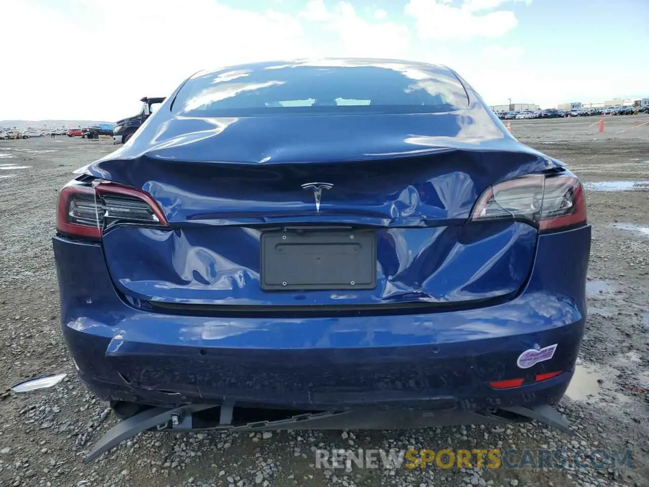 6 Photograph of a damaged car 5YJ3E1EA8KF299456 TESLA MODEL 3 2019