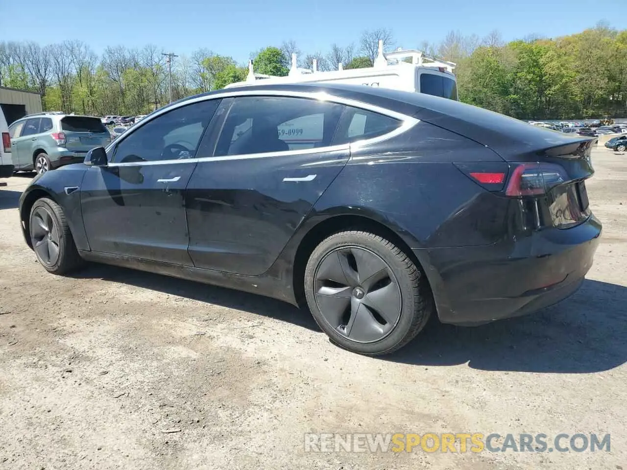 2 Photograph of a damaged car 5YJ3E1EA8KF304347 TESLA MODEL 3 2019