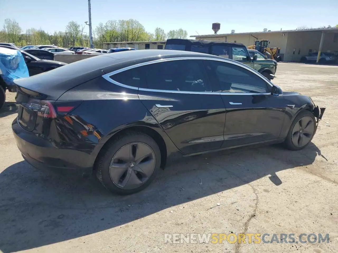 3 Photograph of a damaged car 5YJ3E1EA8KF304347 TESLA MODEL 3 2019